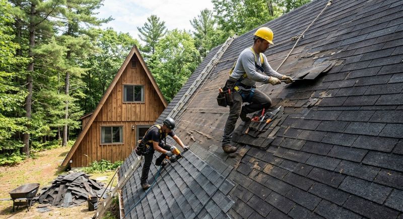 A Frame Roof Installation in Arvada, CO