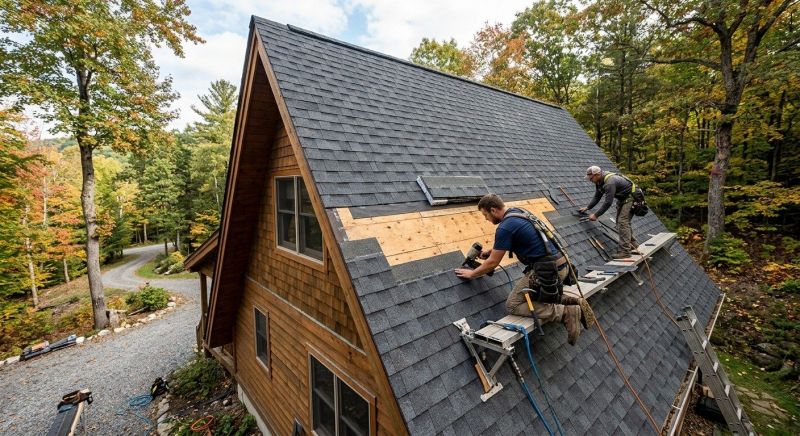 A Frame Roof Repair in Arvada, CO