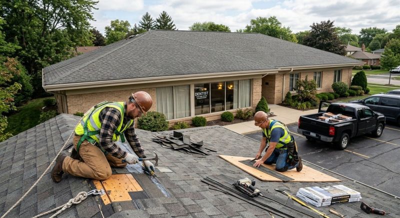 Our team working on Roofing Service projects in Arvada, CO