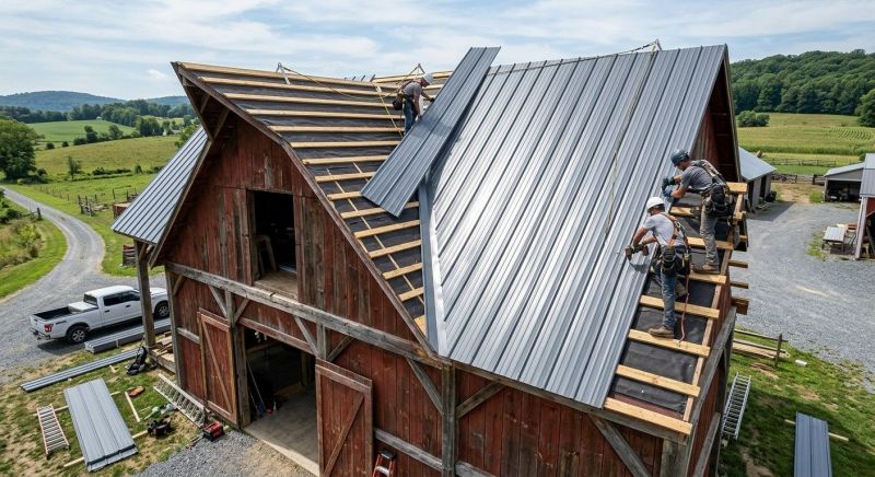 Barn Roof Construction in Arvada, CO