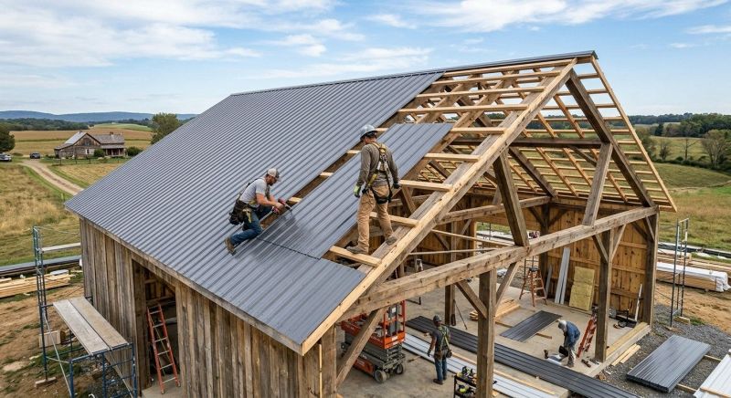 Barn Roof Construction in Arvada, CO