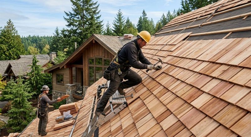 Cedar Roof Installation in Black Hawk, CO