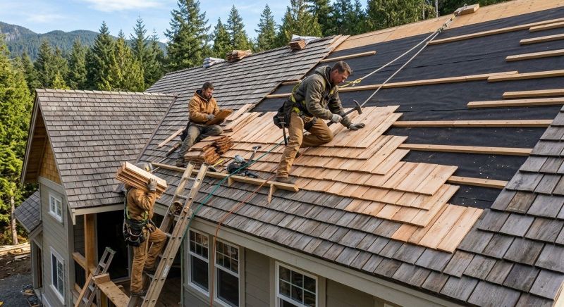 Cedar Roof Installation in Evergreen, CO