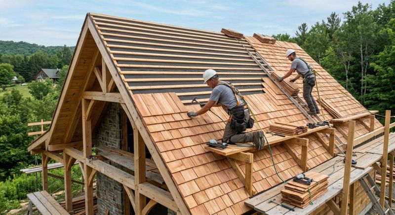 Cedar Roof Installation in Indian Hills, CO
