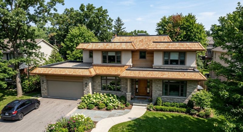 Cedar Shake Roof Construction in Denver County, CO