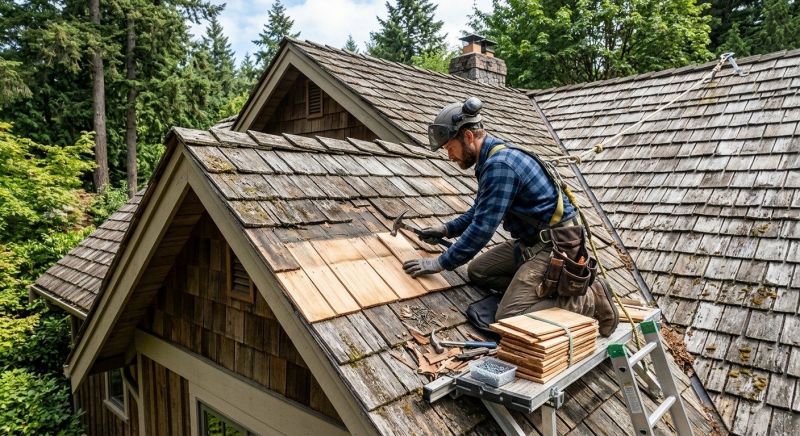 Cedar Shingles Repair in Jamestown, CO