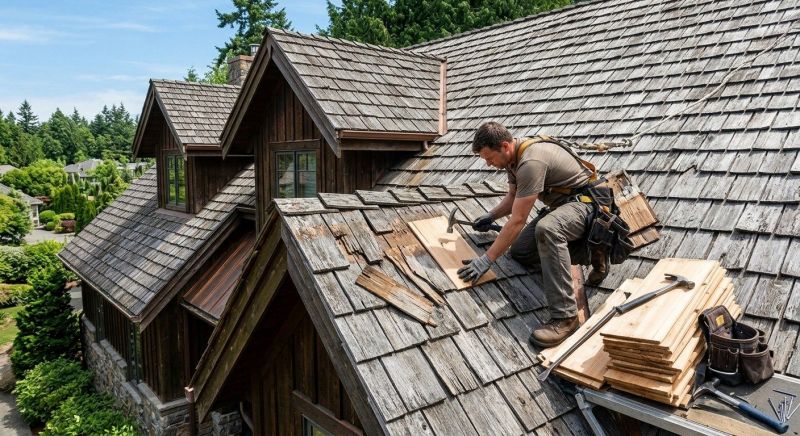 Cedar Shingles Repair in Lafayette, CO