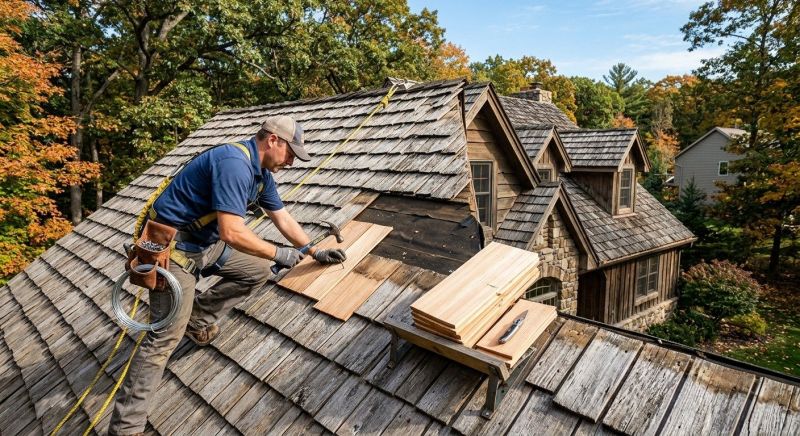 Cedar Shingles Repair in Longmont, CO