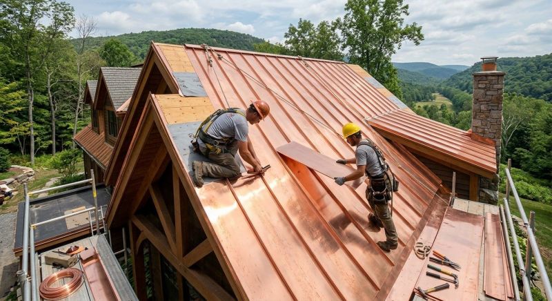 Copper Roof Installation in Arvada, CO
