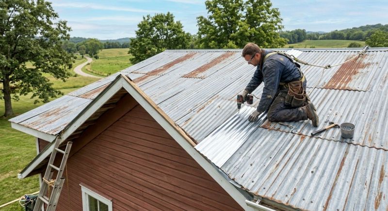 Corrugated Roof Repair in Gilpin County, CO