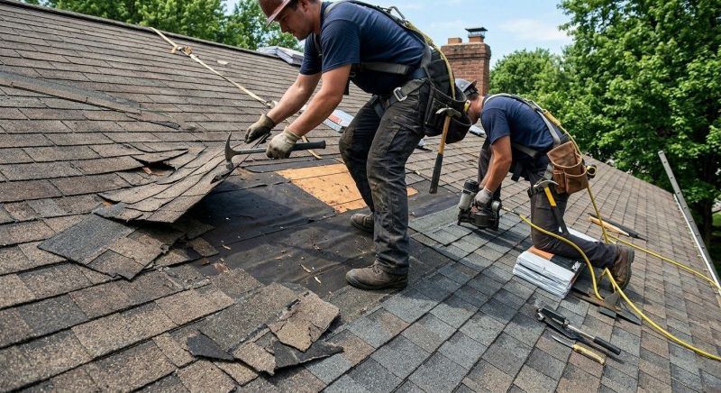 Damaged Roof Repair in Conifer, CO