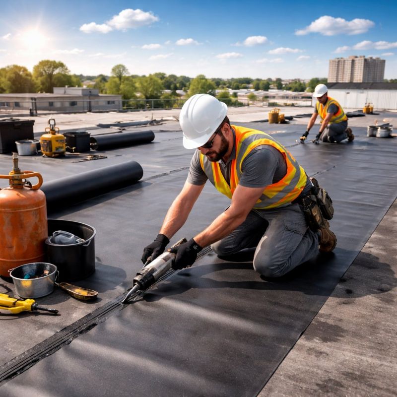 Epdm Roof Installation in Conifer, CO
