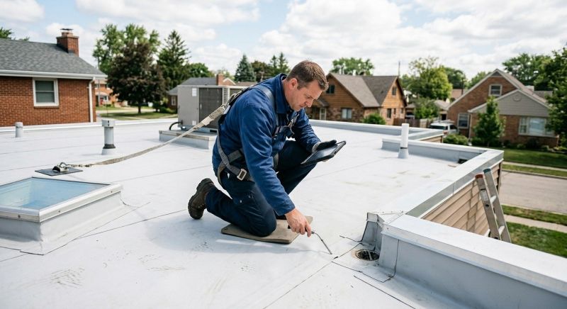 Flat Roof Inspection in Arvada, CO