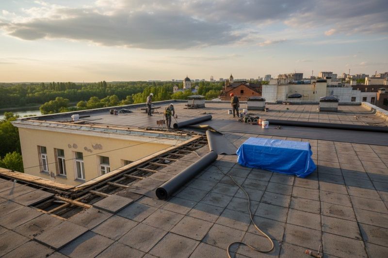 Flat Roof Replacement in Arvada, CO