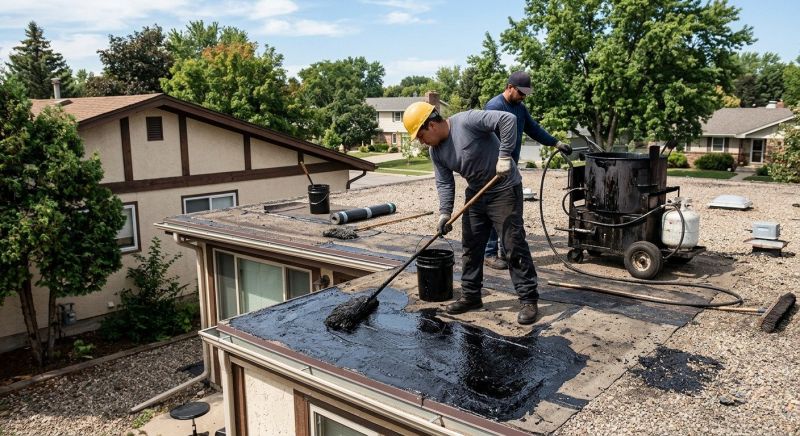 Flat Roof Tar Repair in Arvada, CO
