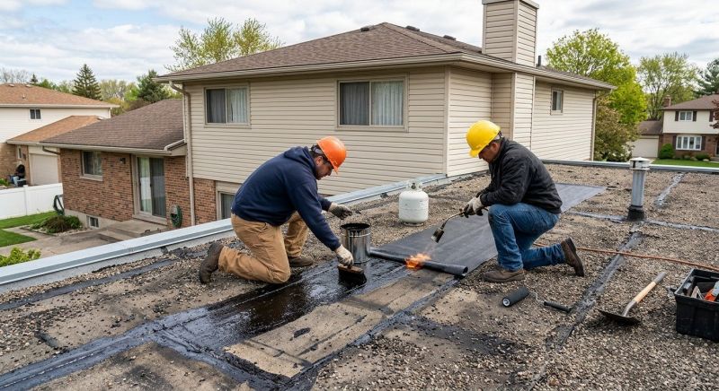 Flat Roof Tar Repair in Arvada, CO