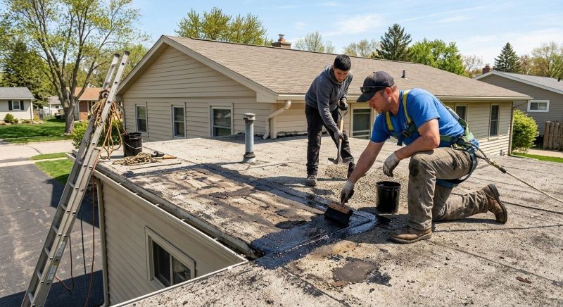 Flat Roof Tar Repair in Arvada, CO