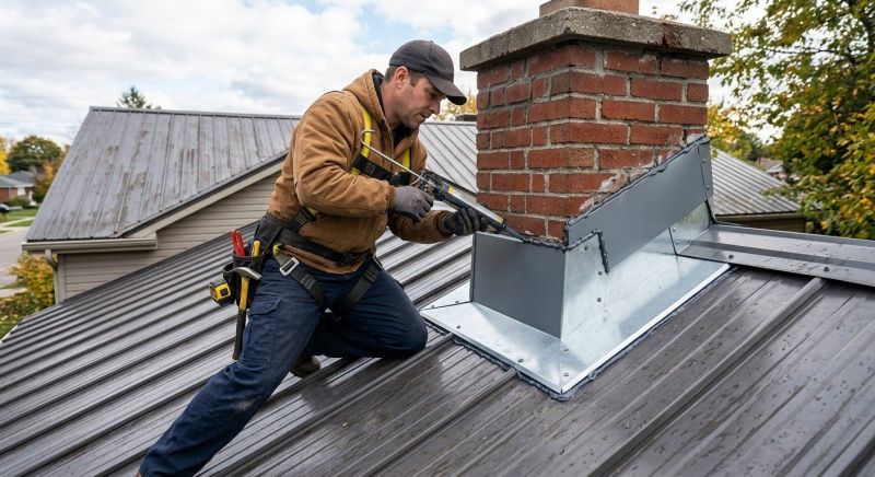 Metal Roof Flashing Repair in Arvada, CO