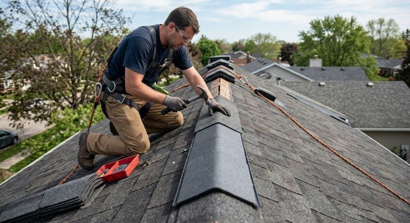 Roof Ridge Repair in Arvada, CO