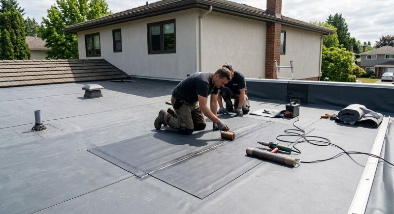 Rubber Roof Repair in Arvada, CO