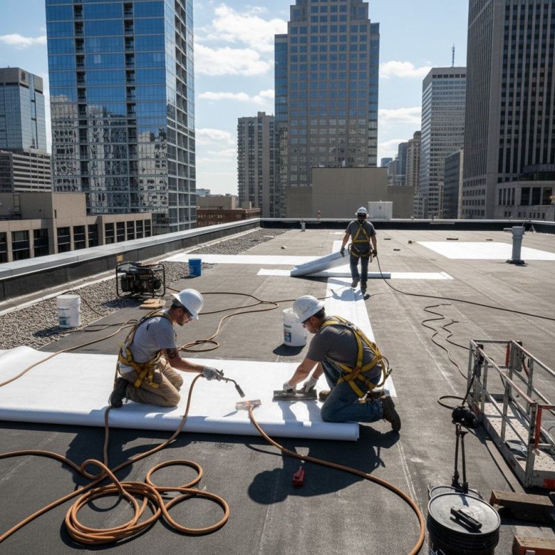 Single Ply Roof Repair in Lafayette, CO