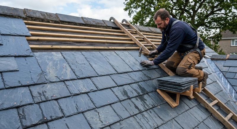 Slate Roof Construction in Englewood, CO