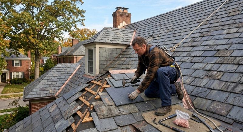 Slate Shingles Repair in Golden, CO