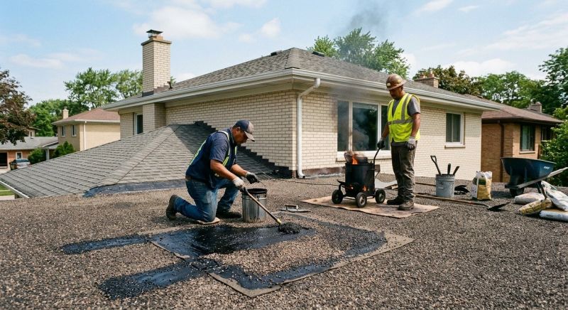Tar Roof Repair in Arvada, CO