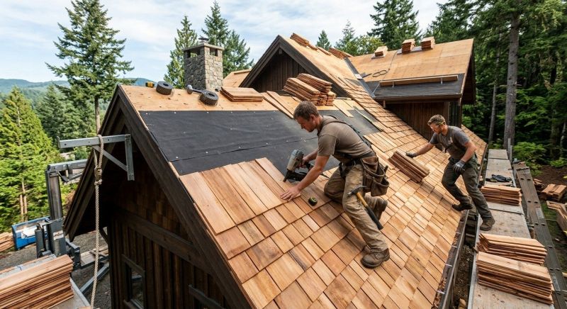 Wood Roofing Installation in Golden, CO