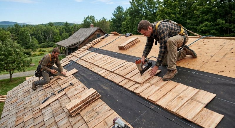 Wood Roofing Installation in Lafayette, CO