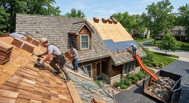 Wood Shingle Roof Replacement in Arvada, CO