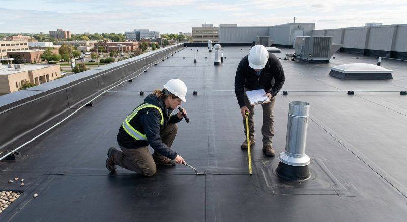 Rubber Roof Inspection